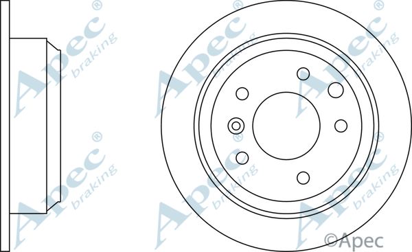 APEC BRAKING Jarrulevy DSK719